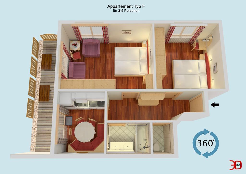 Haus Wallis Hotel เลคอัมอาร์ลแบร์ก ห้อง รูปภาพ